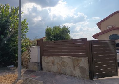 Trabajos vallados de aluminio soldado Aluminios Martín