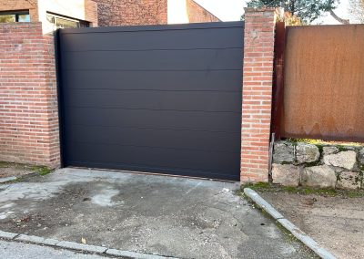 entrada chalet de aluminio soldado aluminios martin